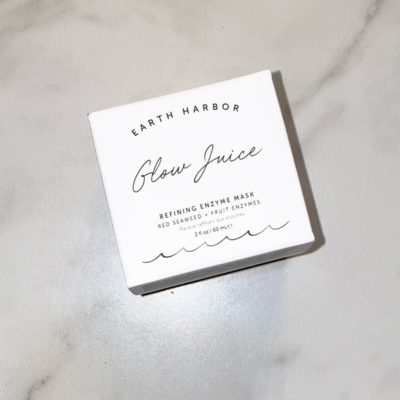 NWT🧖♀️ Earth Harbor GLOW JUICE Refining Enzyme Mask - Picture 3 of 6